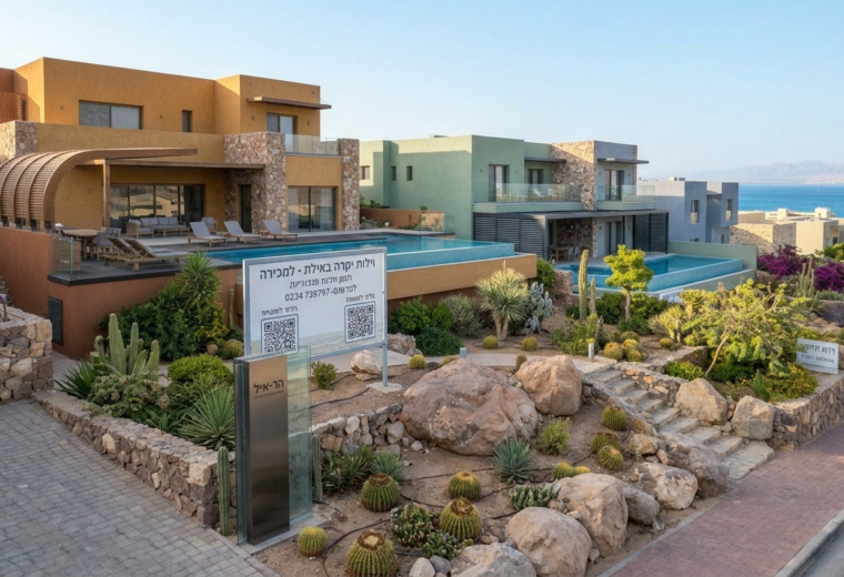 וילה להשכרה באילת עם בריכה